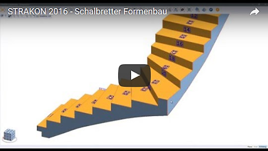 Wideo Projektowanie form szalunkowych Schody 3D (DE)