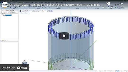 Wideo Zbrojenie Cube bezpośrednio w modelu 3D BIM – BIM planowanie zbrojenia przyszłości (EN)