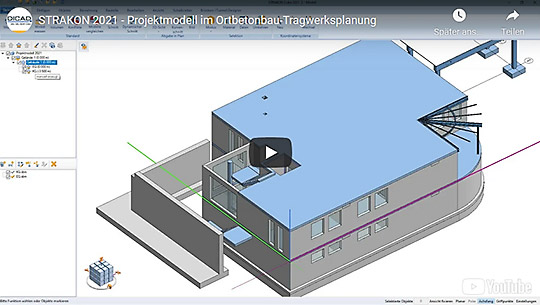 Wideo Model projektu w konstrukcji betonu konstrukcyjnego (DE)